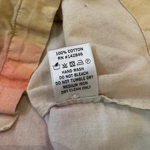 Rhode tie dye button front shirt M - Picture 5 of 8